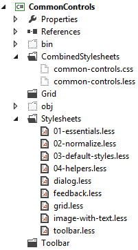 Common Controls folder